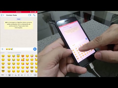 Como ativar e usar o teclado de emojis do iphone 1