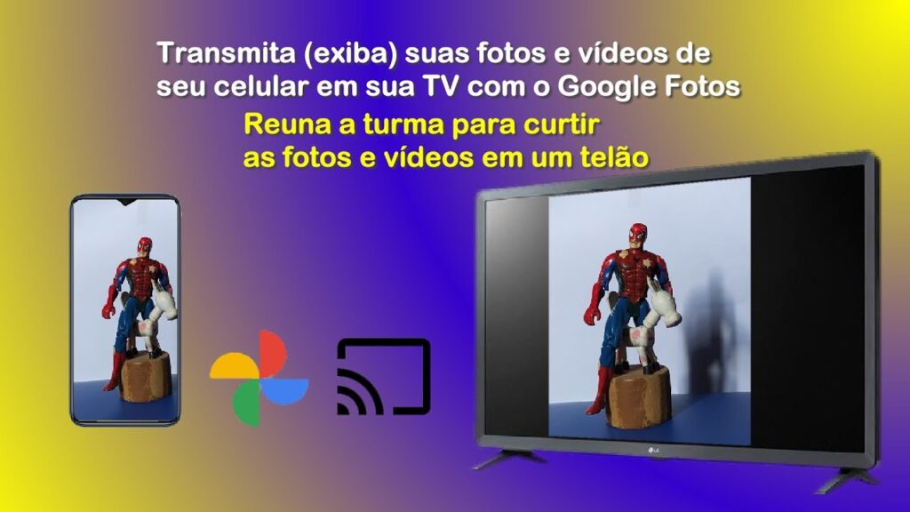 Como conectar e usar o google fotos na tv com o chromecast 1