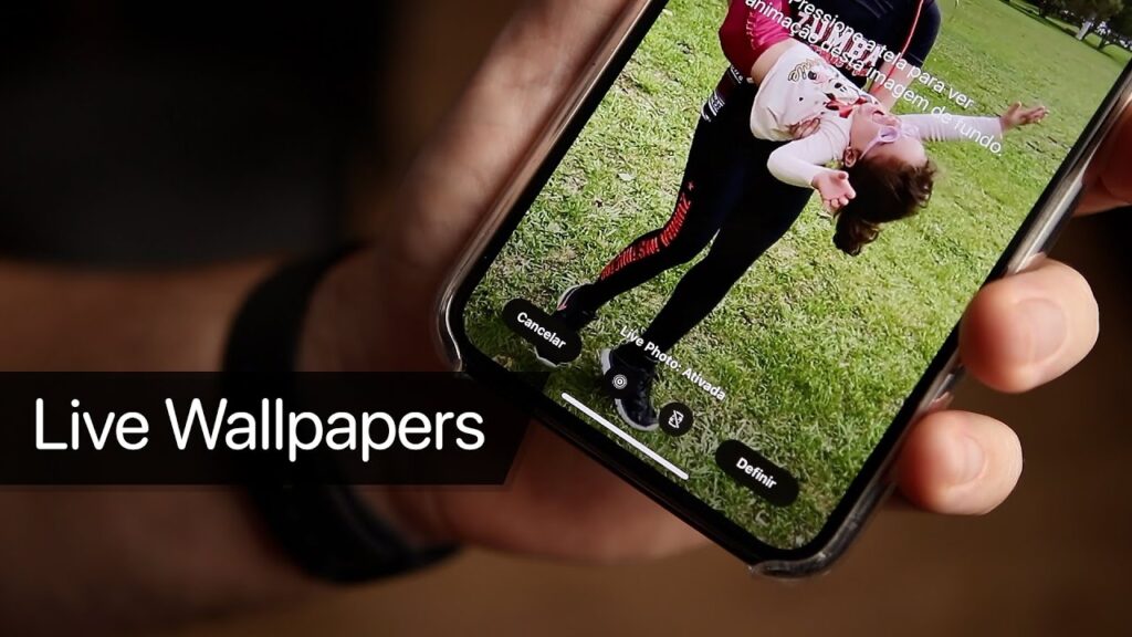 Como usar live photo Como papel de parede no iphone 6s 1
