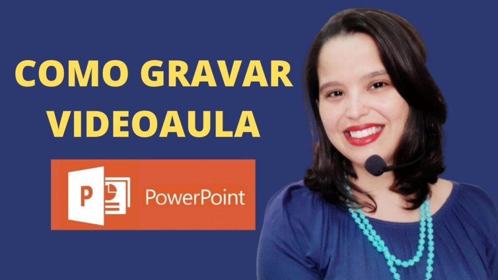 Como criar um video da sua apresentacao no powerpoint com voz 1