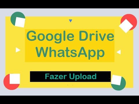 Como exportar conversas do whatsapp para o google drive no iphone 1