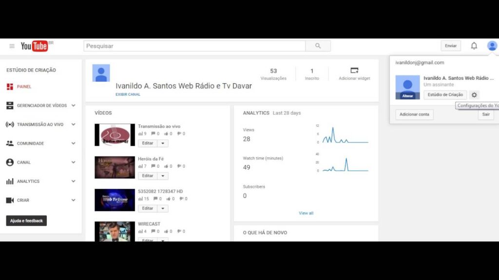 Como ajustar o youtube para sua conexao de rede e evitar engasgos 1
