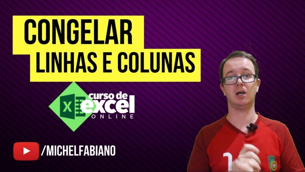 Como congelar linhas e colunas em planilhas do excel 1