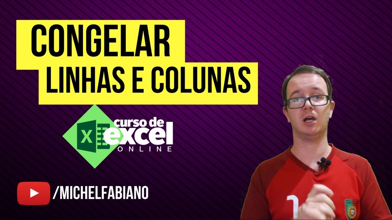 Como congelar linhas e colunas em planilhas do excel 7