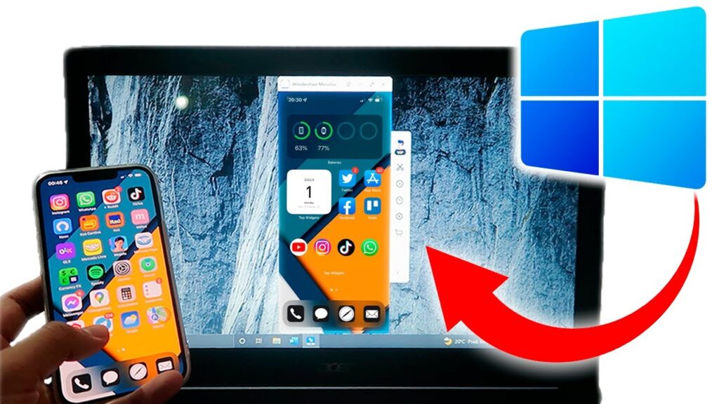 Como espelhar tela do iphone ou do ipad no seu pc 1