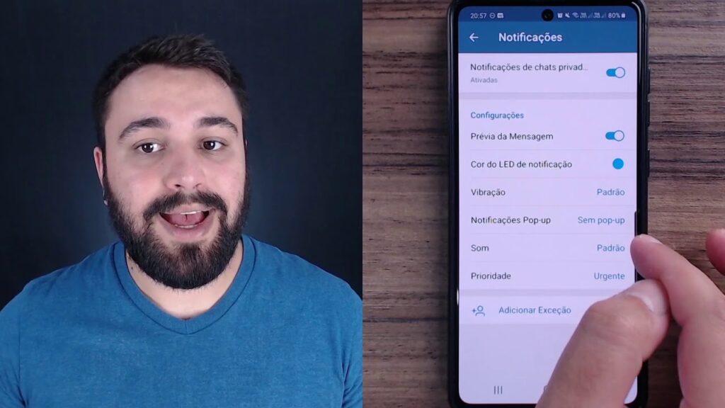 Como mudar o som de novas mensagens no telegram 1