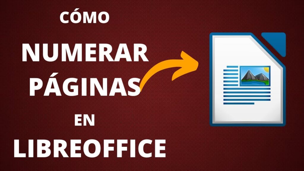 Como numerar paginas no libreoffice 1