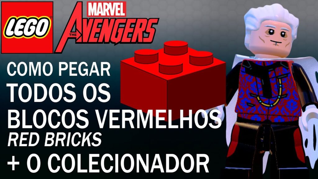 Como encontrar blocos vermelhos em lego avengers e destravar cheats 1