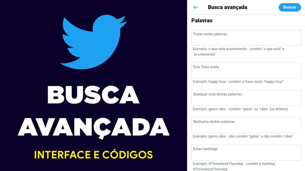 Como usar busca avancada do twitter 1