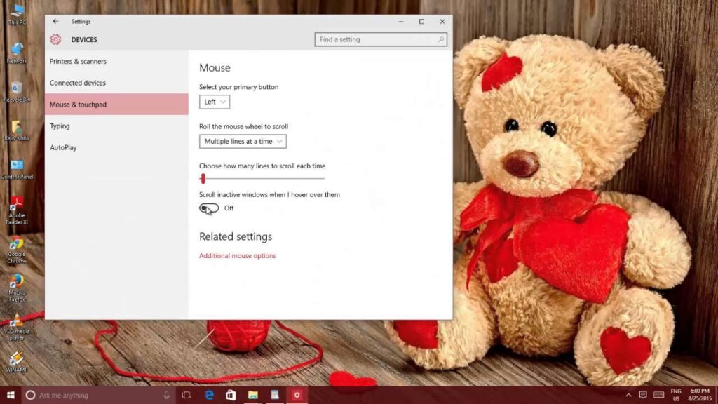 Como ativar rolagem de janelas em segundo plano do windows 10 1