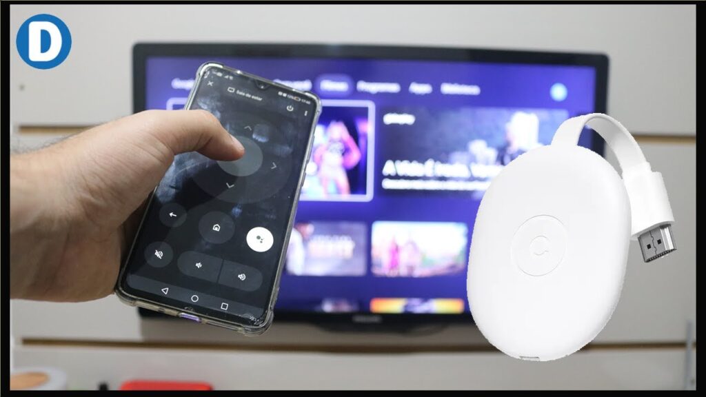 Como usar o chromecast usando um controle remoto 1