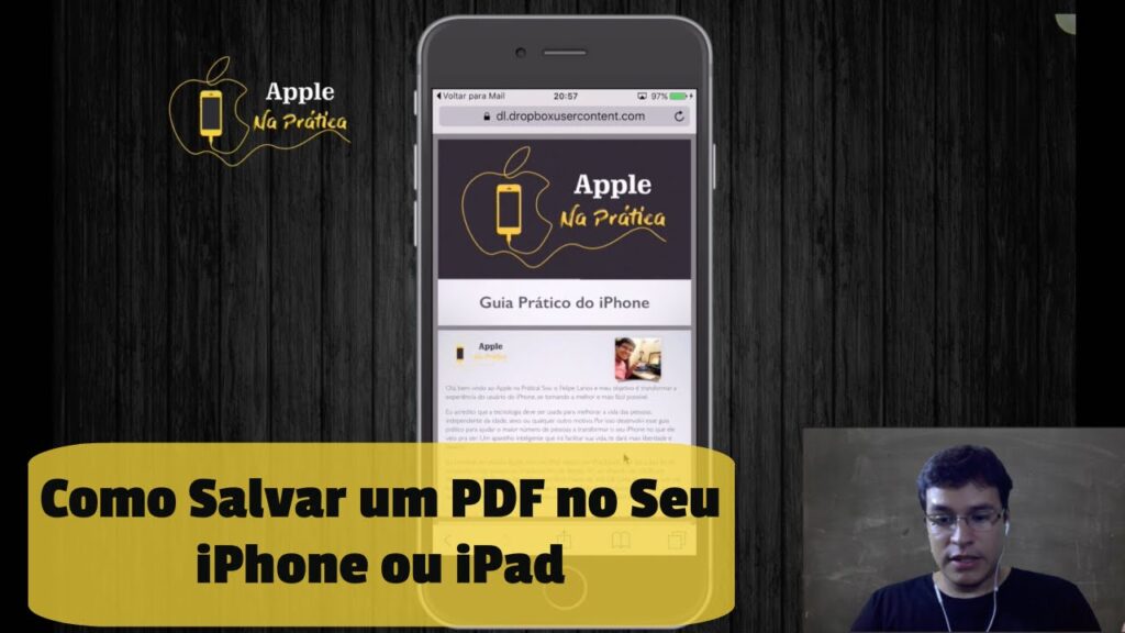 Como salvar documentos pdf no iphone 1