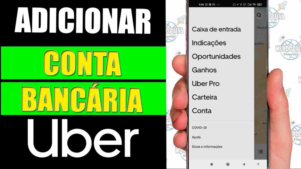 Como editar perfil e dados de pagamentos do uber pelo celular e computador 1