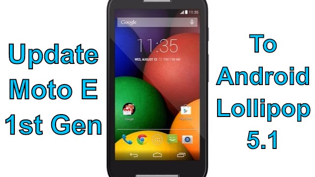 Como atualizar o moto e para o android 51 lollipop 1