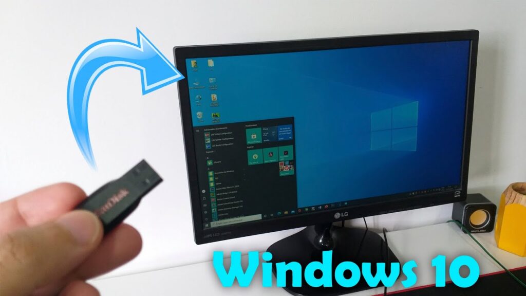 Como entrar na internet pelo pen drive no windows 10 1