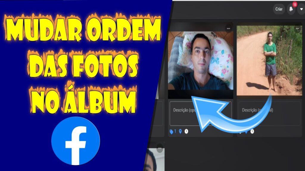 Como editar e trocar o nome de um album de fotos do facebook 1