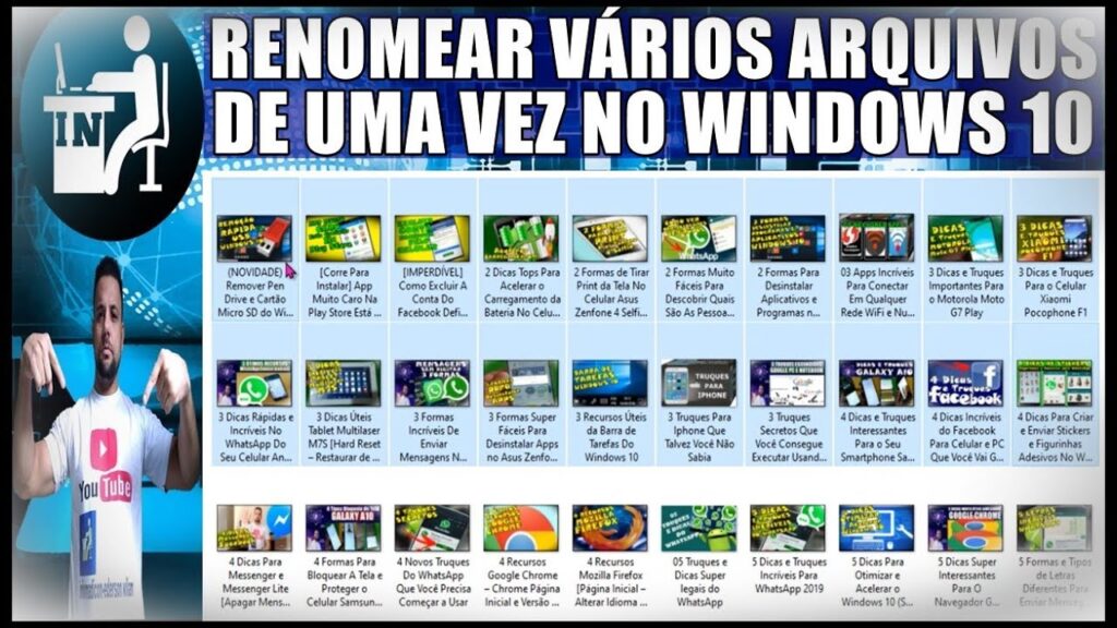 Como renomear varios arquivos de uma vez em lote no windows 1
