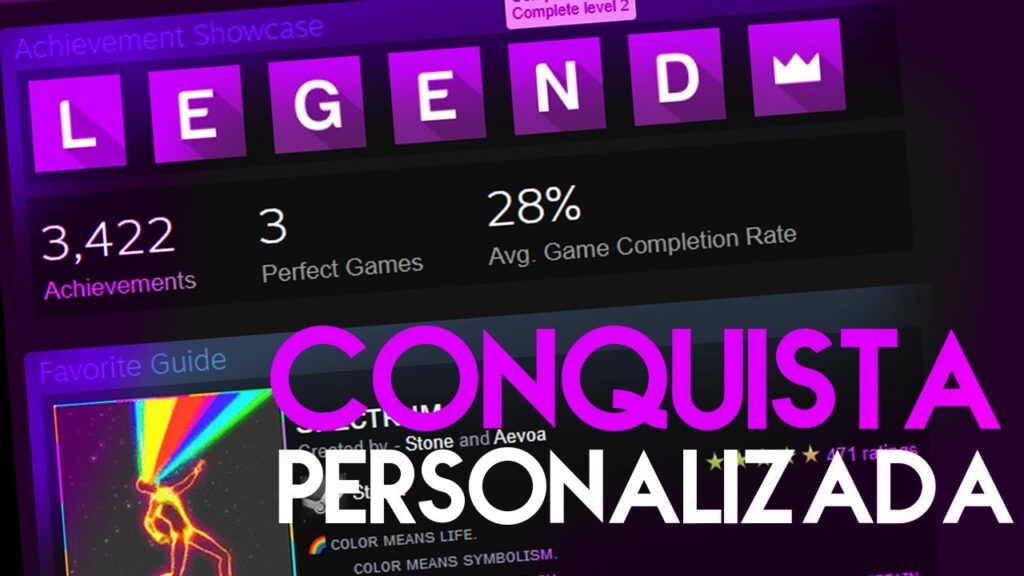 Como exibir conquistas no seu perfil do steam e personalizar o profile 1