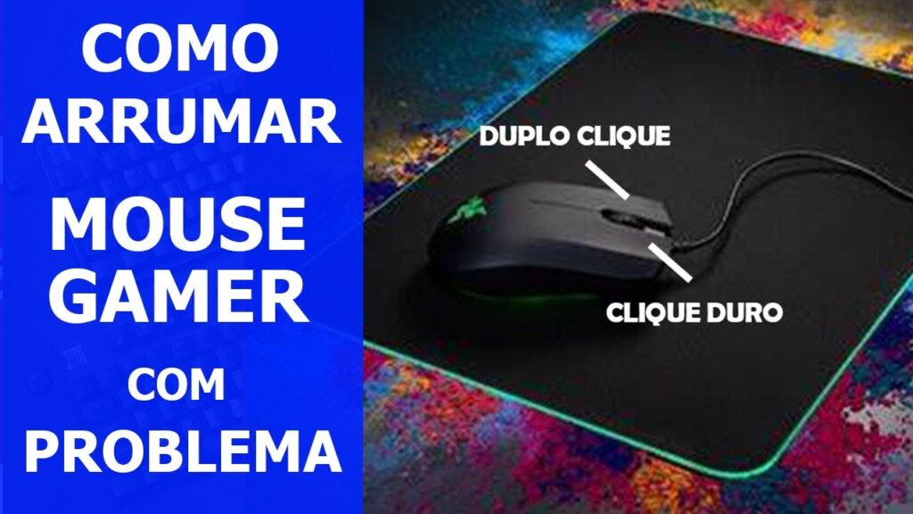 Como resolver problema de mouse com clique duplo ao clicar uma vez 1