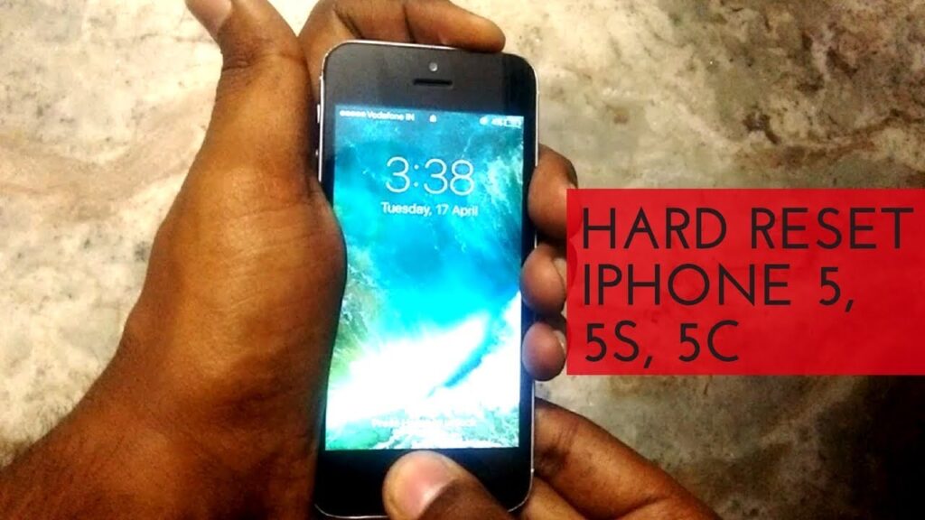 Como resetar o iphone 5s 1