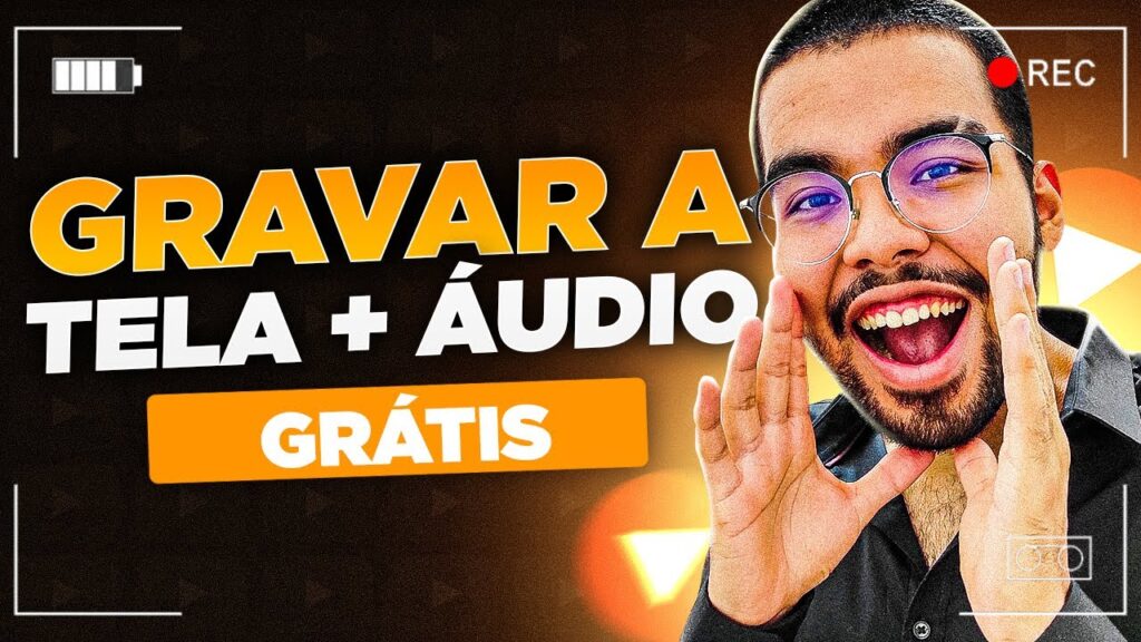 Como gravar video da tela do pc com audio ambiente no camtasia 1