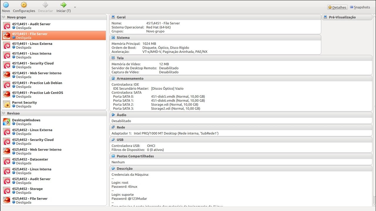 Como sair do modo escalonado no virtualbox 2