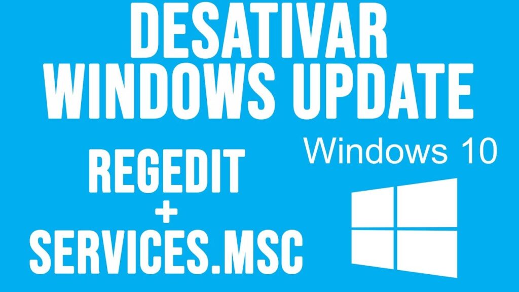 Como desativar o windows update no windows 10 1