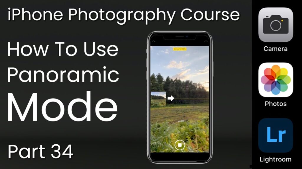 Como tirar uma foto panoramica com o iphone pelo app nativo da camera 1