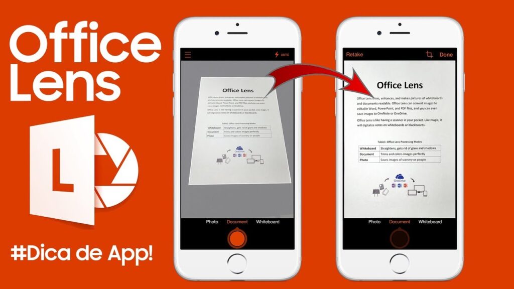Como usar o office lens para escanear documentos com o celular 1