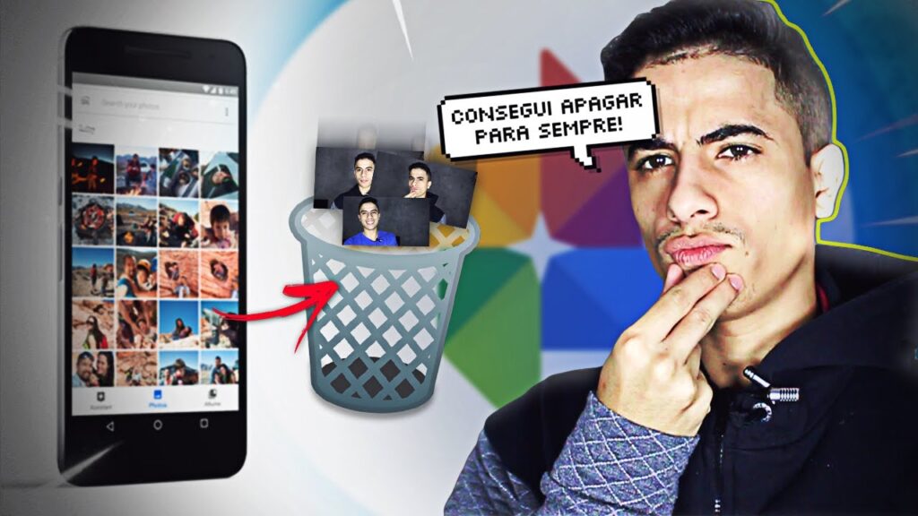 Como apagar fotos de forma permanente no google fotos 1