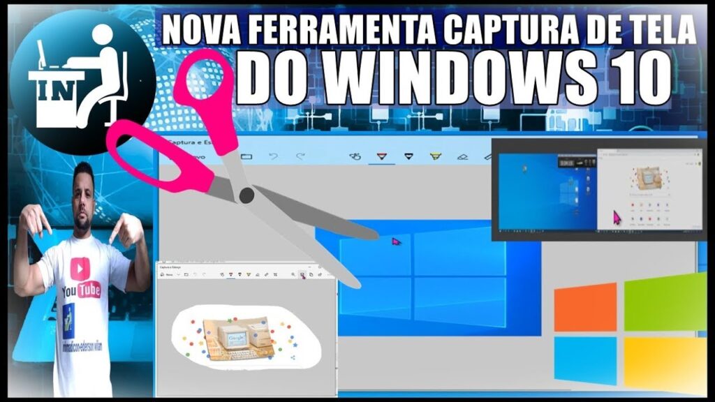 Como usar o snip nova ferramenta de prints e anotacoes do windows 10 1