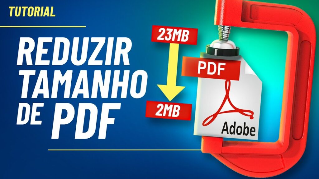 Como comprimir e reduzir o tamanho de arquivos em pdf 1
