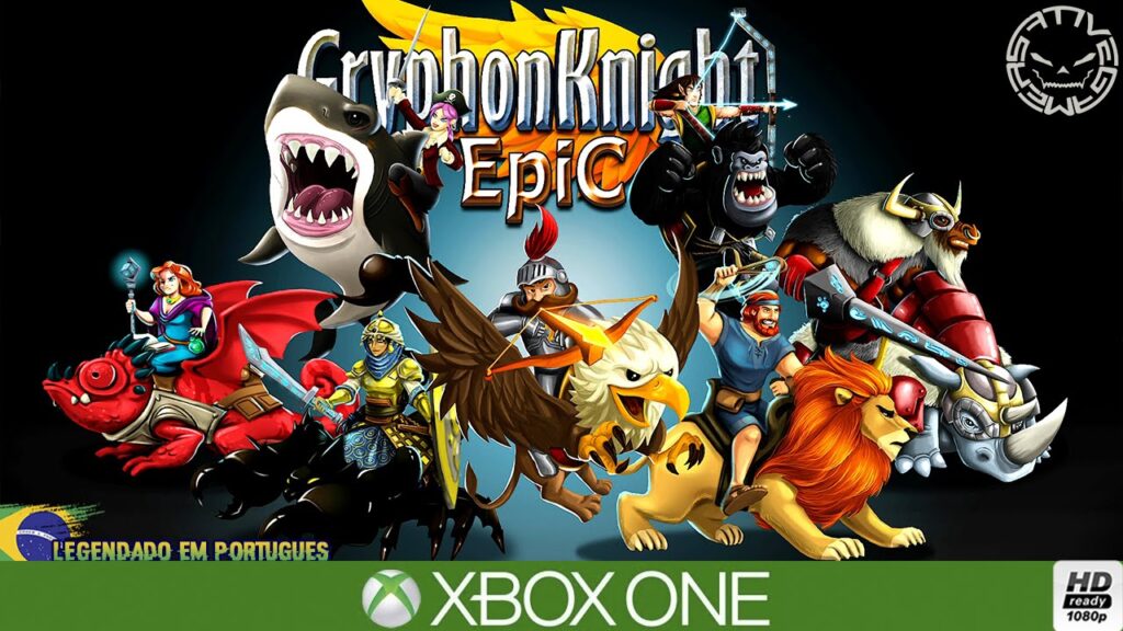 Como baixar e jogar gryphon knight epic divertido game brasileiro 1