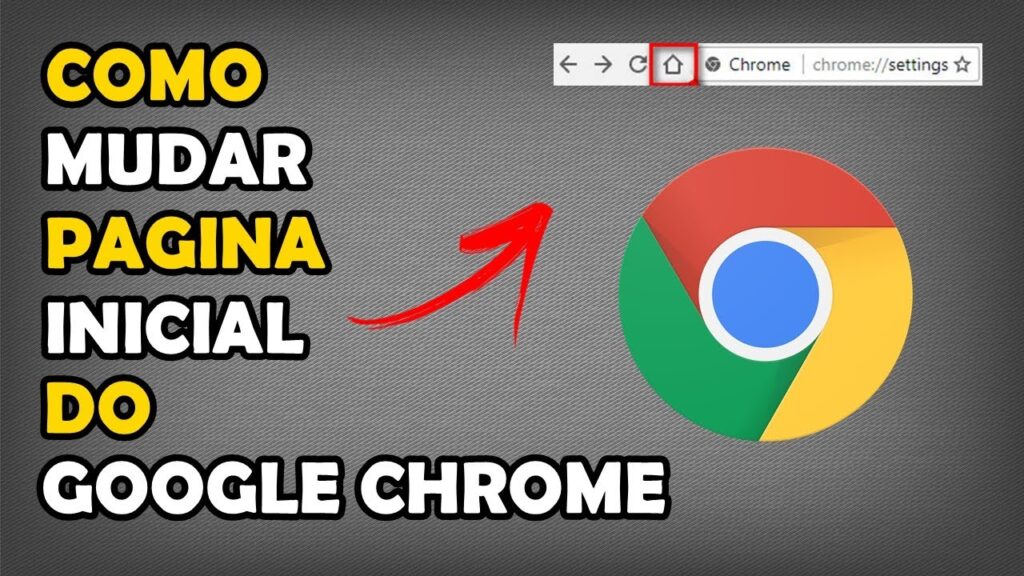 Como mudar pagina inicial do google chrome 1