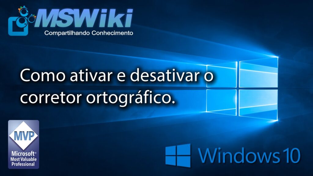 Como ativar ou desativar o corretor ortografico do windows 10 1