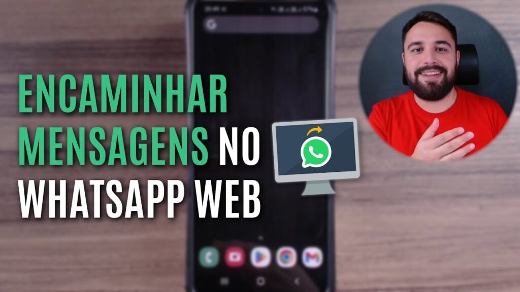 Como encaminhar mensagens fotos e videos no whatsapp web 1