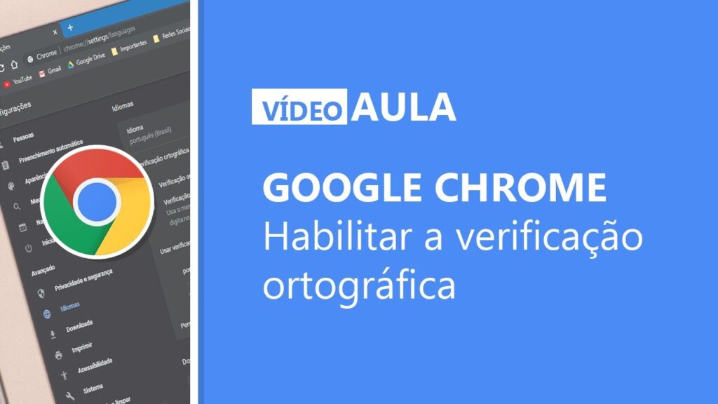 Como ativar ou desativar o corretor ortografico do chrome 1