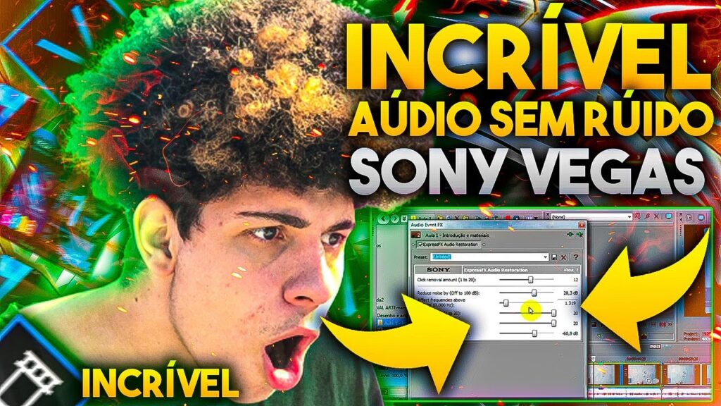 Como editar audio e tirar ruido no sony vegas 1