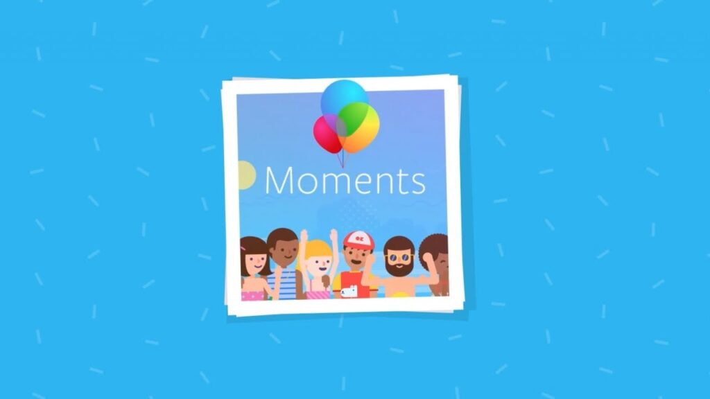 Como usar o moments app do facebook para compartilhamento de fotos 1