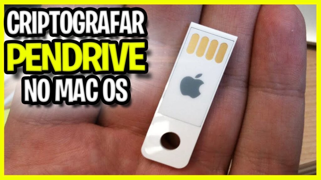 Como proteger um pen drive com senha no mac 1