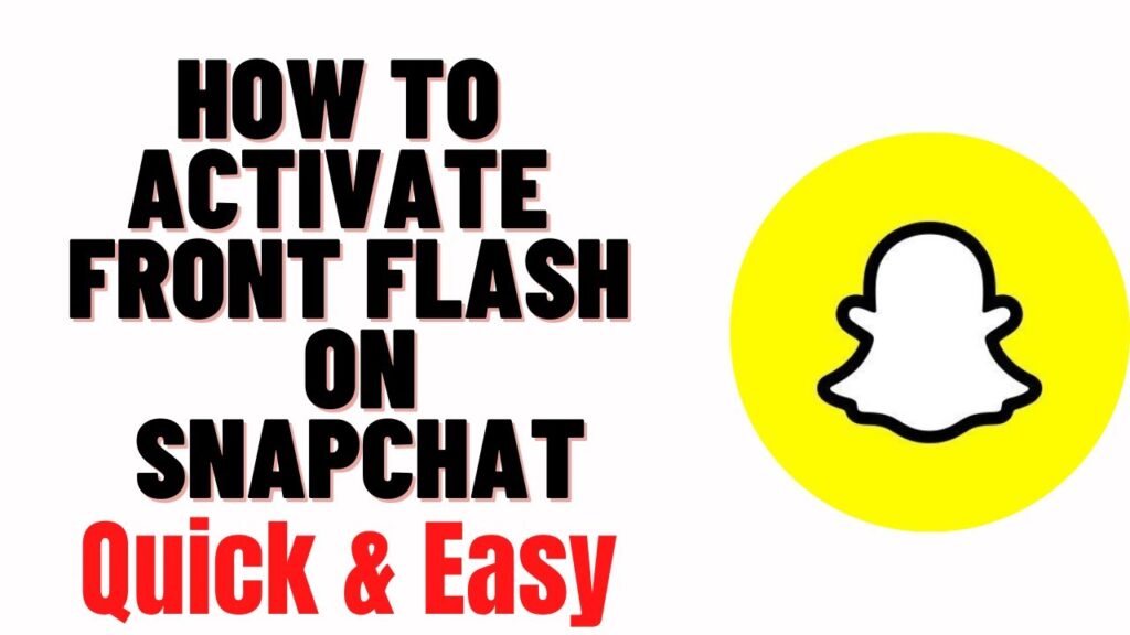 Como ativar o flash frontal da camera no snapchat 1