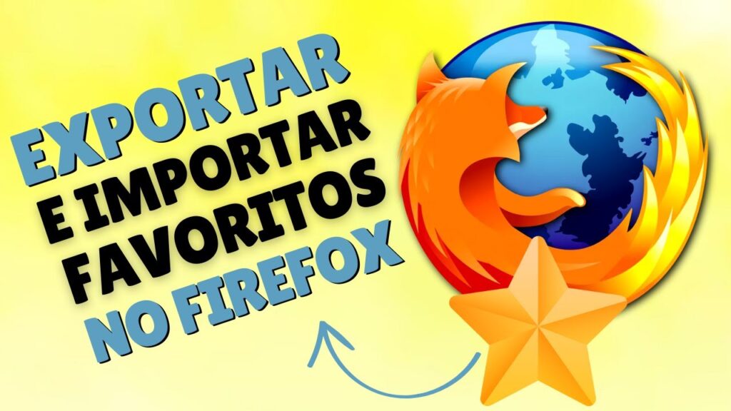Como exportar os favoritos do firefox 1