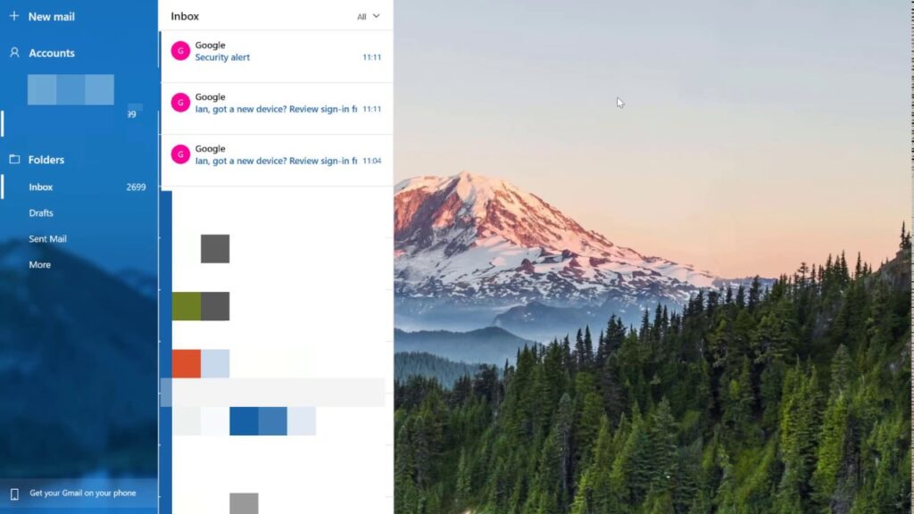 Como usar gmail e outros rivais no aplicativo de e mail do windows 10 1