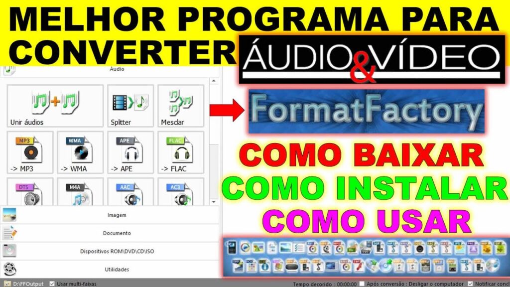 Como usar o format factory para colocar legendas em videos 1