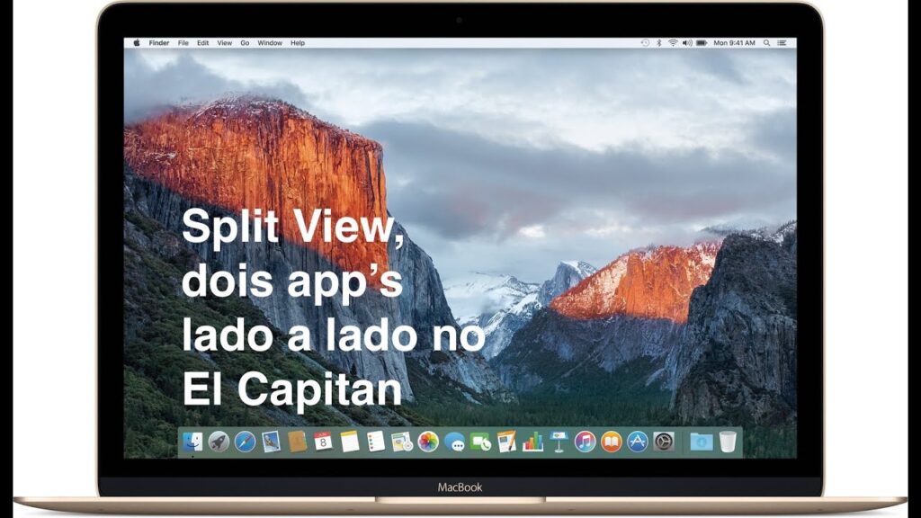 Como usar aplicativos lado lado no os x el capitan 1