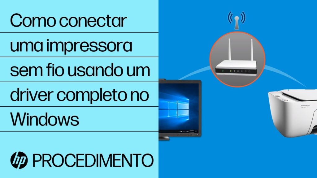 Como configurar uma impressora sem fio no computador com windows 10 1