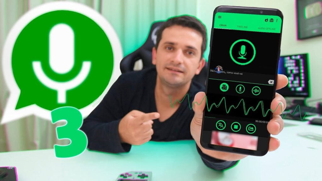 Como usar o app muda voz com efeitos e enviar audios engracados 1