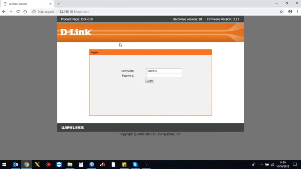 Como instalar e mudar senha de um roteador d link siga passo passo 1