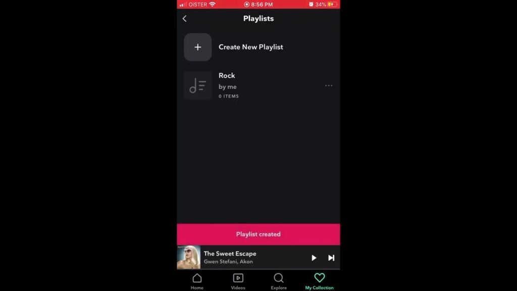Como criar uma playlist no tidal 1