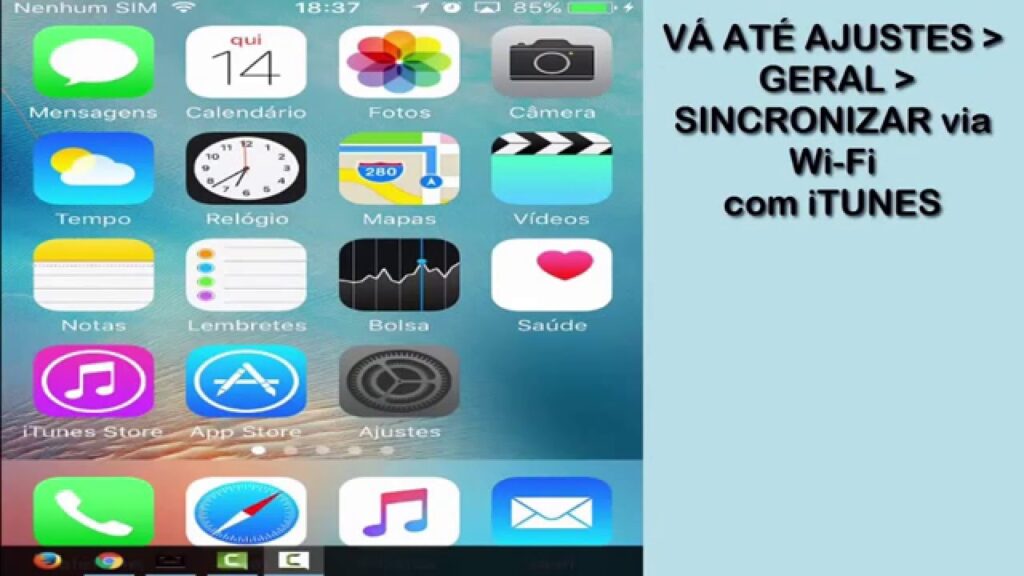 Como sincronizar o iphone com o itunes usando o wi fi 1